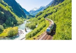 Flam fjord scenery