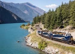 Canadian Rockies train