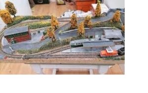 HO scale model train
